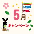 5月のキャンペーン